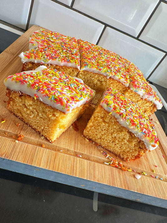 Old School Sprinkle Cake